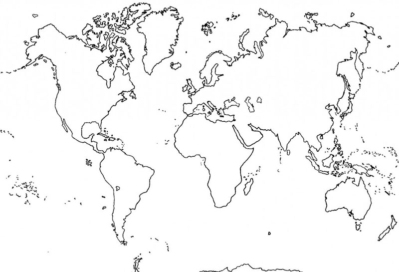 Mapamundi Mapas Del Mundo Para Imprimir Y Descargar Gratis