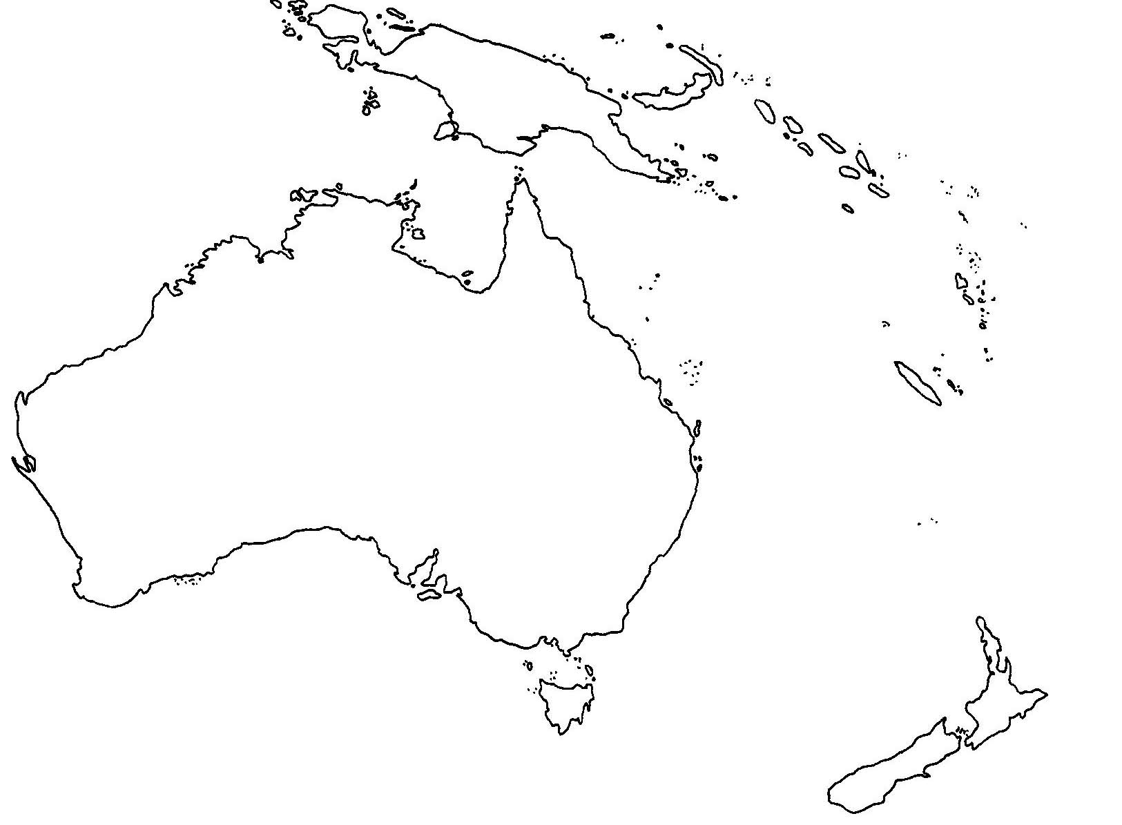 Mapa Politico De Oceania Mudo Para Imprimir Resenhas Livros.